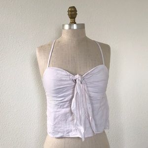 BRANDY MELVILLE babydoll crop top